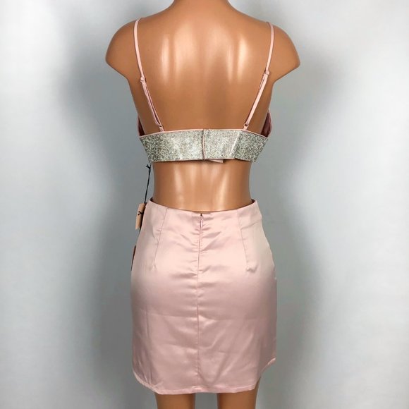 superdown Laine Diamond Bottom Edge Skirt Set Pink - Picture 9 of 12